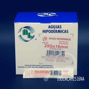 dentilab- AGUJA HIPODERMICA NARANJA