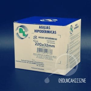 dentilab- AGUJA HIPODERMICA NEGRA