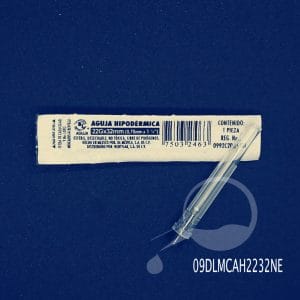 dentilab- AGUJA HIPODERMICA NEGRA