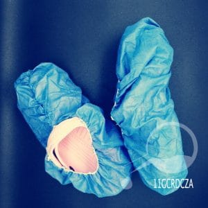 CUBRE ZAPATO AZUL