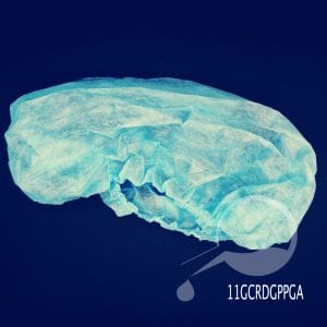 GORRO PACIENTE O ENFERMERA ACORDEÓN AZUL