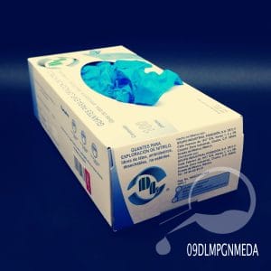 GUANTE PARA EXPLORACIÓN DE NITRILO AZUL Dentilab® NO ESTÉRILES