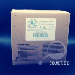 Jeringa desechable insulina Dentilab®