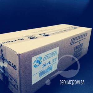 Jeringa desechable 20ML SIN AGUJA Dentilab®