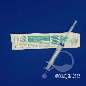 Jeringa desechable 5ML 21G Dentilab®