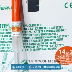 CATETER I.V. SURFLASH 14G X 2 NARANJA- TERUMO