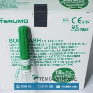 01TEMCCSH1832VE CATETER I.V. SURFLASH 18G X 114 VERDE - TERUMO
