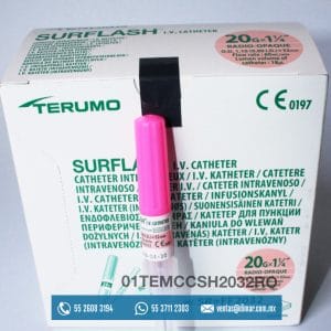 01TEMCCSH2032RO CATETER I.V. SURFLASH 20G X 114 ROSA-TERUMO