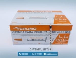 01TEMCJ1I2713 JERINGA 1 ML INSULINA 27G X 13-terumo