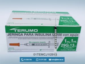 01TEMCJ1I2913 JERINGA 1 ML INSULINA 29G X 13-terumo