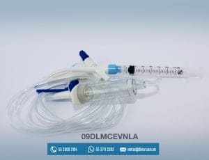 09DLMCEVNLA EQUIPO Para VENOCLISIS por gravedad NORMOGOTERO Libre de AGUJA dentilab