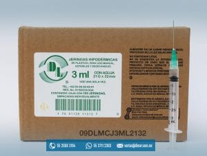 09DLMCJ3ML2132 JERINGA 3 ML 21G X 1 14 JERINGA -DENTILAB