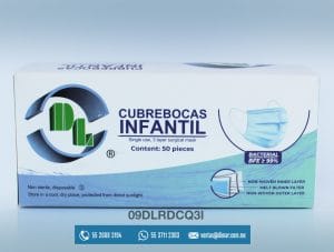 09DLRDCQ3I CUBREBOCAS QUIRURGICO INFANTIL -dentilab