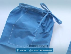 11GCRDUPCJRA UNIFORME CIRUJANO AZUL CJARETA MC TALLA JR