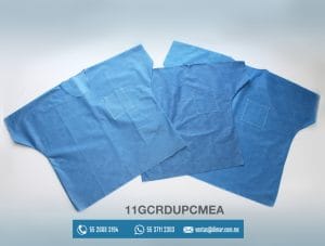 11GCRDUPCMEA UNIFORME CIRUJANO AZUL CJARETA MC TALLA MED
