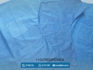 11GCRDUPCMEA UNIFORME CIRUJANO AZUL CJARETA MC TALLA MED