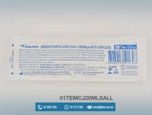 JERINGA 20 ML S/AGUJA LUER LOCK TERUMO, JERINGAS SIN AGUJA TERUMO